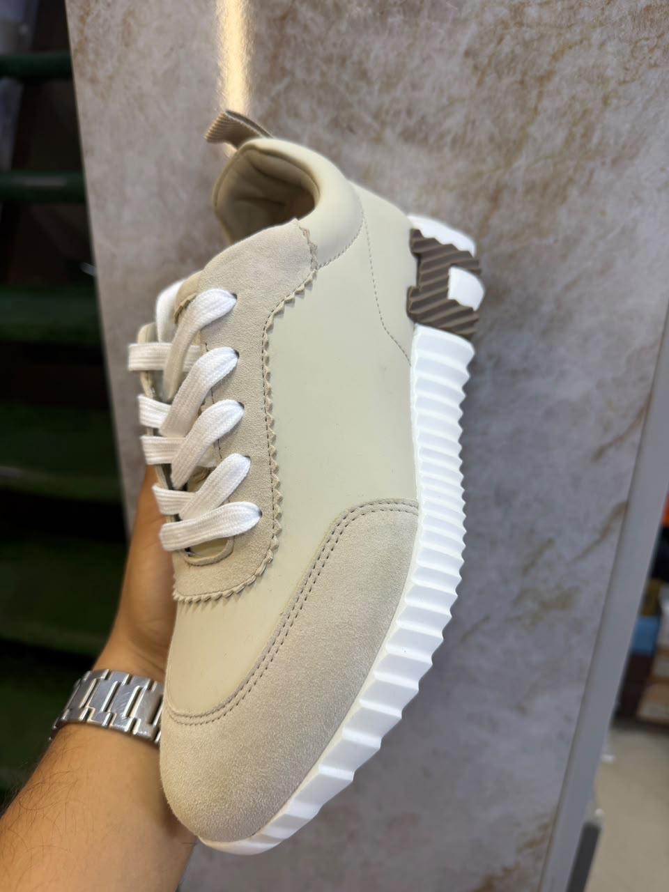 Sélection MONTELARI Sneakers crantées · Ivoire